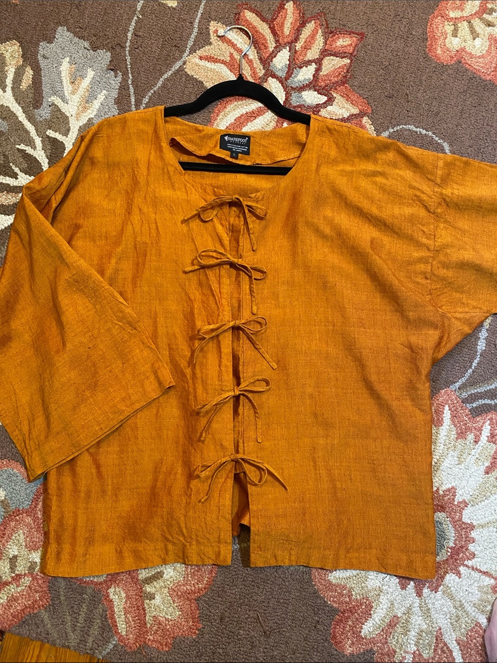 Barefoot Natural Hand Dyed Hand Woven Cotton Jacket